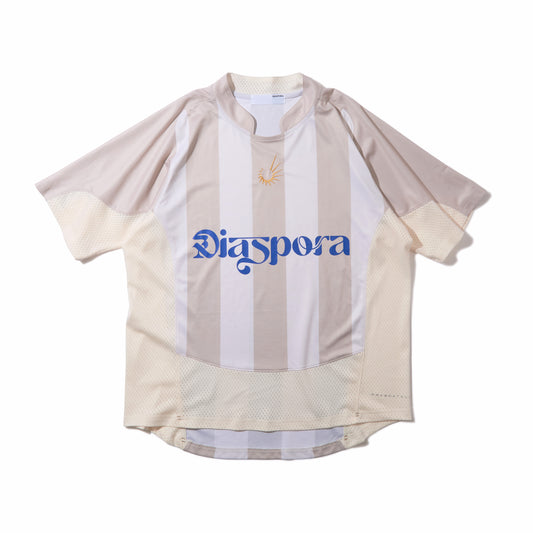 Striped Training Top (Cream)