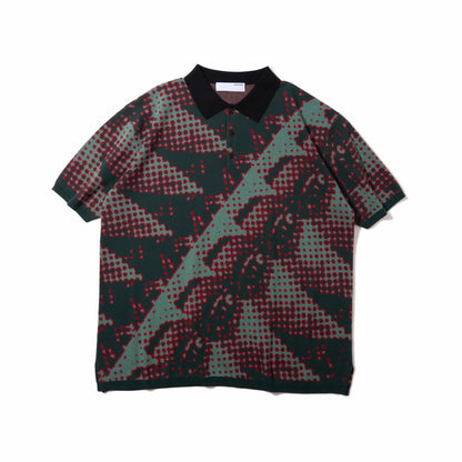 Brushed Terrain Knit Polo (Green)