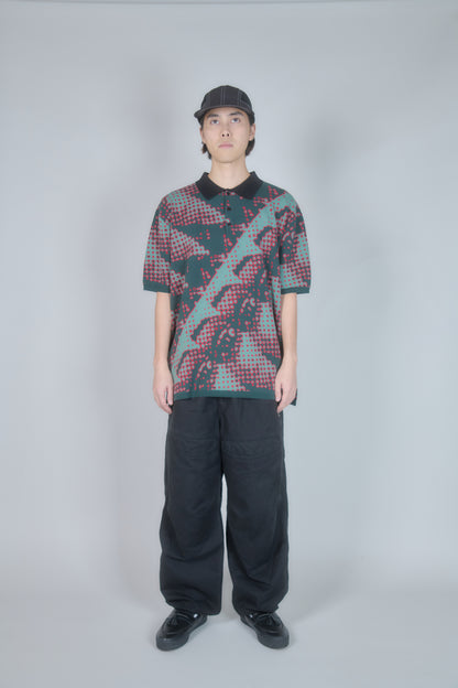 Brushed Terrain Knit Polo (Sand)
