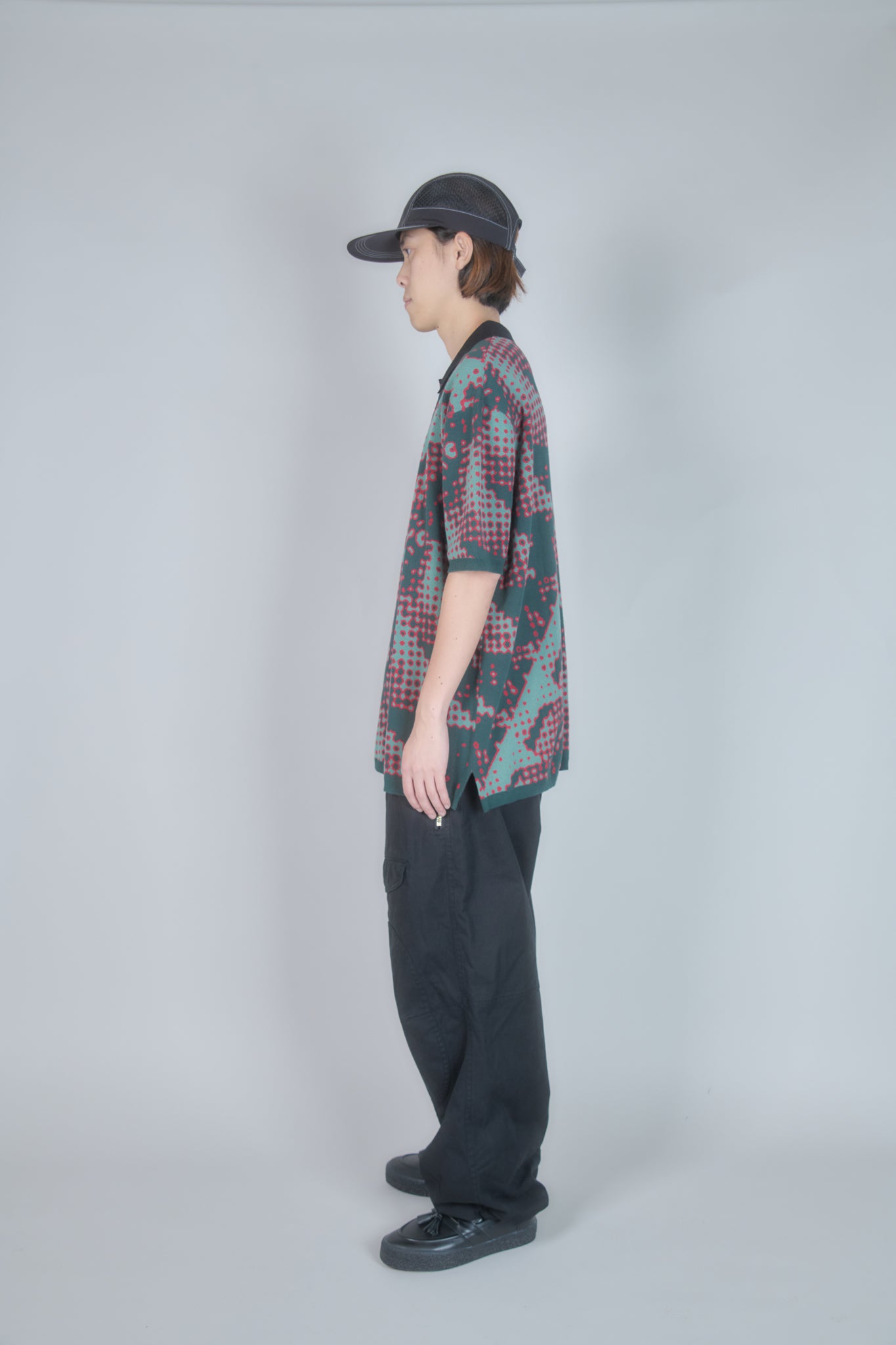 Brushed Terrain Knit Polo (Sand)