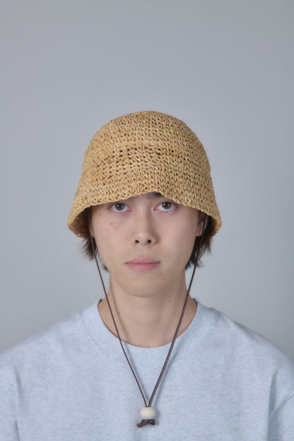 Raffia Bell Hat (Kinari)