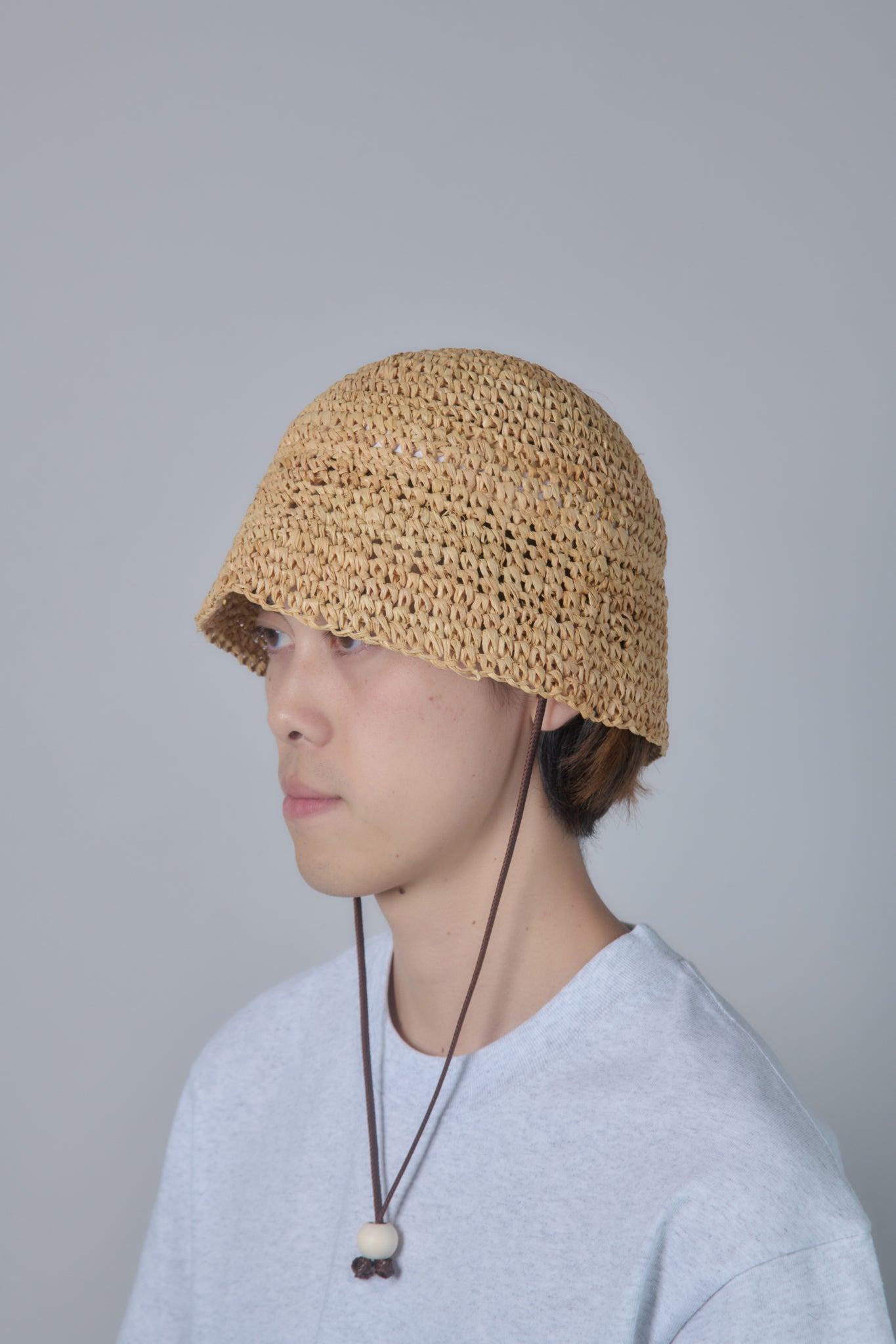 Raffia Bell Hat (Kinari)