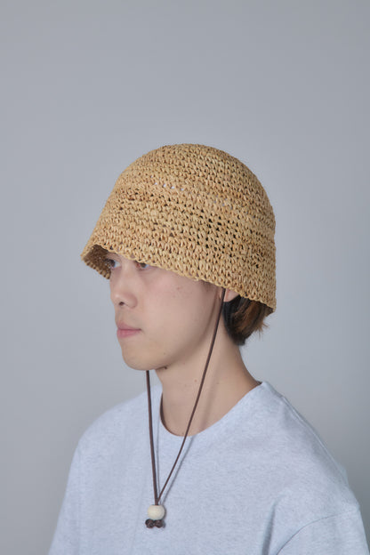 Raffia Bell Hat (Kinari)