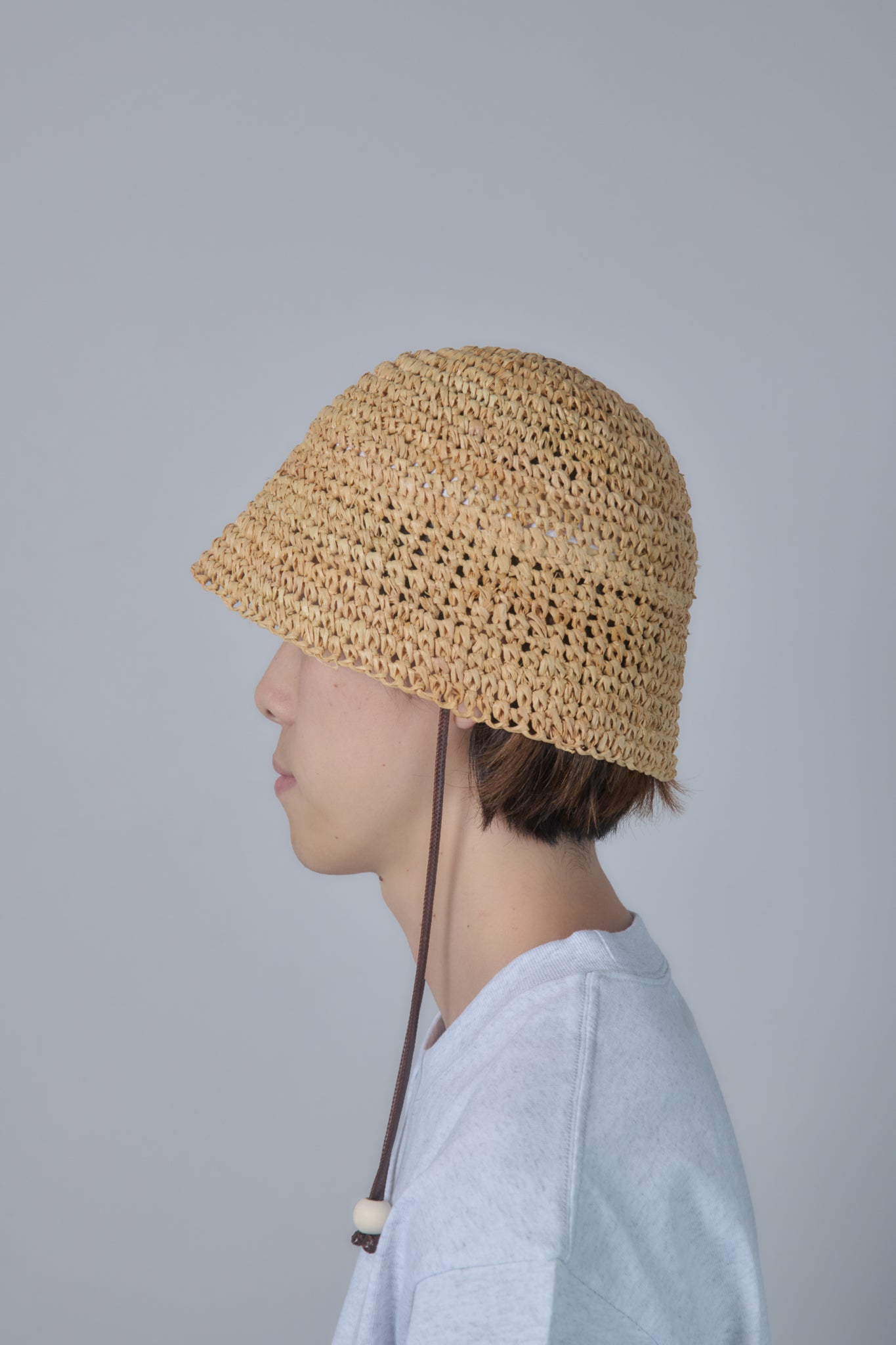 Raffia Bell Hat (Kinari)