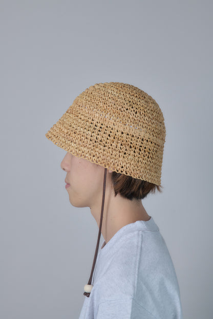 Raffia Bell Hat (Kinari)