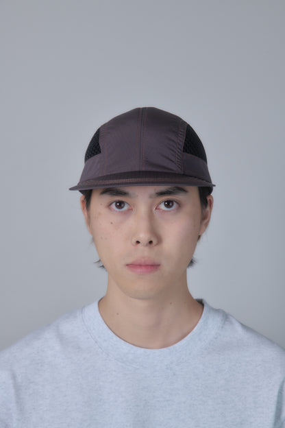 Side Mesh Long Bill Cap (Black)