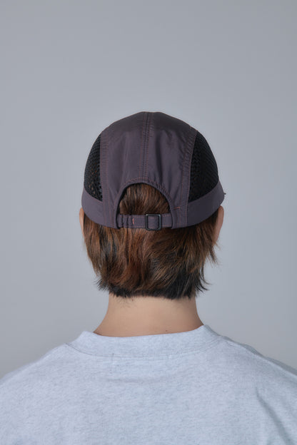 Side Mesh Long Bill Cap (Black)