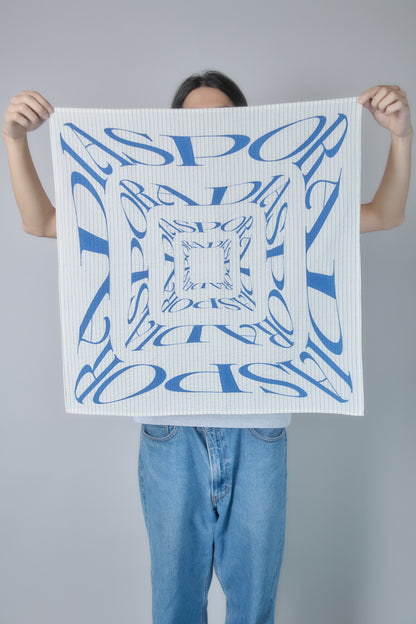Seersucker Scarf (White)