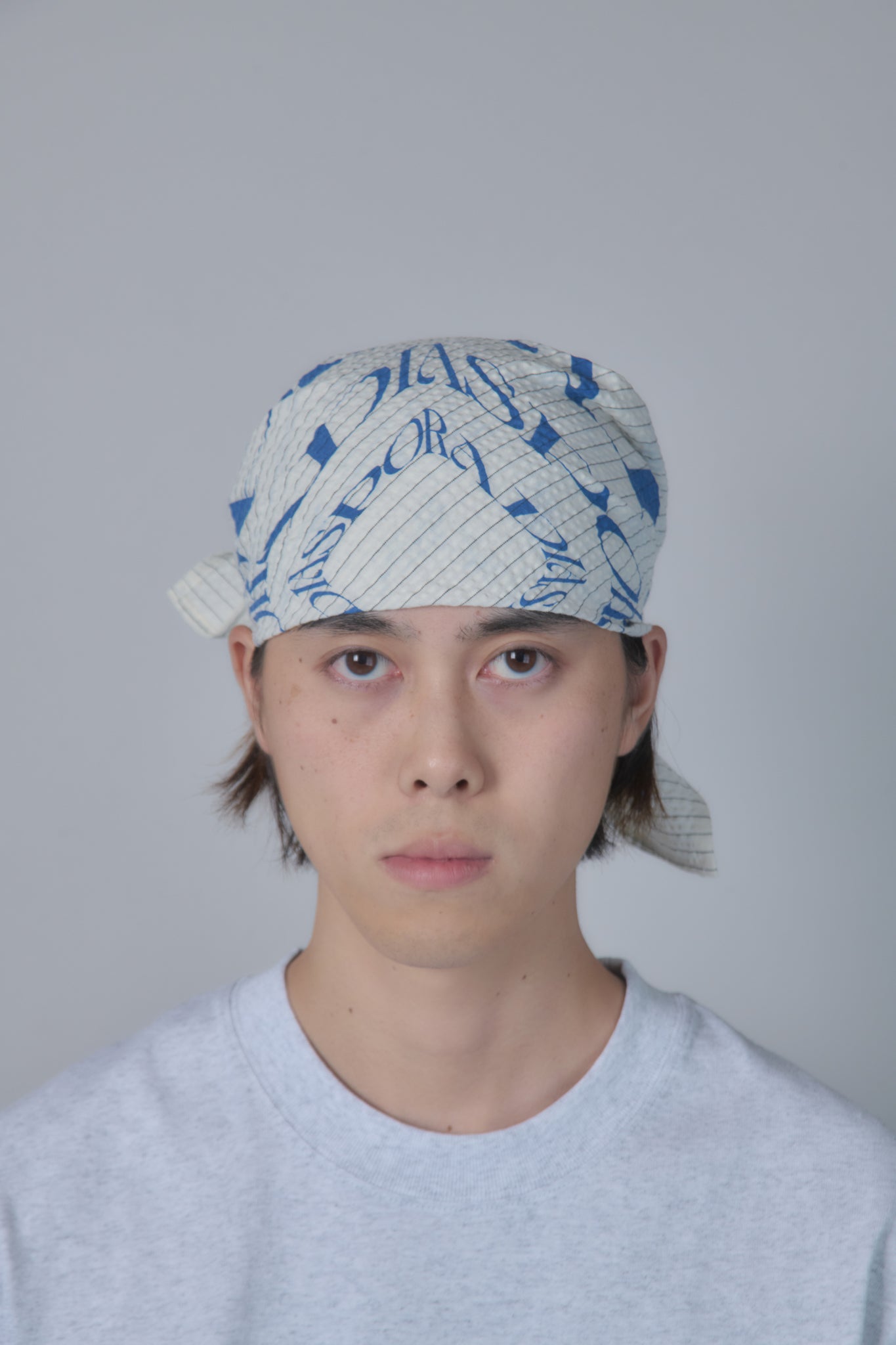 Seersucker Scarf (White)