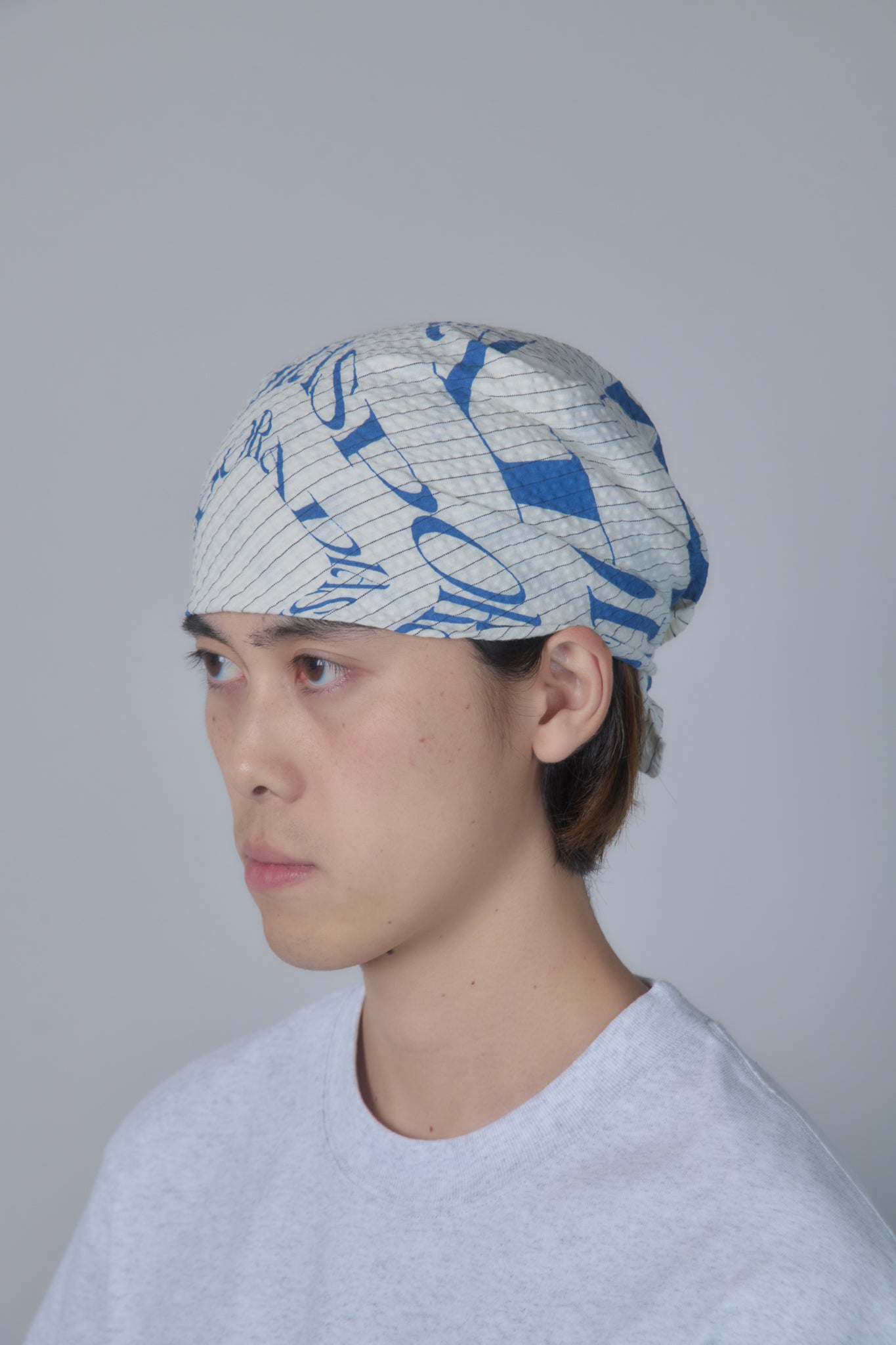 Seersucker Scarf (White)